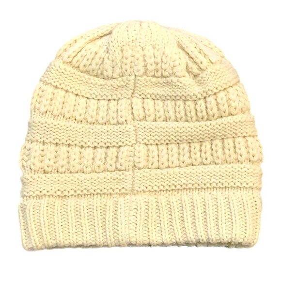 THE NORTH FACE Cable Knit Hat Beanie Women’s One Size Cream. - Picture 2 of 5